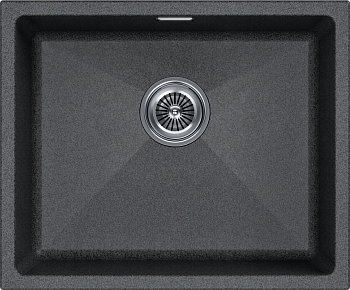 Кухонная мойка Paulmark LUMI 55UNI LU55-DG 46х56 цвет графит